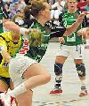 Dröfn Samunsdottir - Frisch Auf Göppingen - DHB-Pokal-Spiel gegen TSG Ketsch 30.10.05<br />Foto: Axel Dach