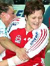 Georgeta Dinis-Virtic wird gehalten - 1.FC Nürnberg  (Saison 2005/06)