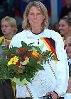 Nadine Krause bei der Ehrung zur Besten Torschützin des Turniers - Weltmeisterschaft 2005<br />Foto: Andreas Walz