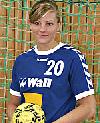Portrait Christine Beier in den neuen Trikots - SV Berliner VG 49  (Saison 2005/06)<br />Foto: Heiner Lehmann/www.sportseye.de