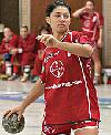 Vivi Kazaki beim Siebenmeter - Bayer Leverkusen  (Saison 2005/06)