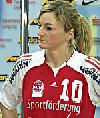 Kathrin Blacha beim Interview - 1.FC Nürnberg  (Saison 2005/06)