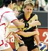 Grit Jurack - Deutschland - im letzten Spiel der Hauptrunde der EM in Schweden 2006 gegen Mazedonien