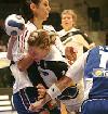 Nadine Krause - Deutschland - EM 2006 in Schweden - Niederlage gegen Frankreich im Spiel um Platz 3/4<br />Foto: Christopher Monz