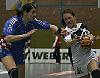 Maren Baumbach gegen Lidija Horvat, Spiel gegen Kroatien, 4-Nationen-Turnier, Riesa 2007<br />Foto: <a href="http://www.sportseye.de">sportseye.de</a>