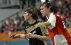 Anne Müller und Elena Polenova, GER - RUS; 4-Nationen-Turnier, Riesa 2007. 400 px Breite!<br />