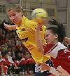 Franziska Garcia Almendaris gegen Nora Reiche. HCL - TSG Ketsch (24.03.2007)<br />Foto: <a href="http://www.sportseye.de/">sportseye.de</a>