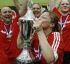 Kathrin Blacha - 1. FC Nürnberg -  Jubel über Meisterschaft 2006/07 