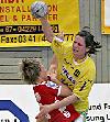 Sandra Woycieszack im Spiel gegen Bensheim/Auerbach (14.4.2007)