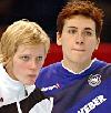 Clara Woltering und Sabine Englert - Deutschland - knappe Niederlage gegen Norwegen im Halbfinale der WM 2007 in Frankreich<br />Foto: <a href="http://www.pressefoto-heuberger.de">Michael Heuberger</a>