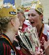 Meisterfeier 1. FC Nürnberg nach Pokalsieg über den HC Leipzig - 11.05.2008 - Steffi Ofenböck und Jana Krause<br />Foto: Christopher Monz