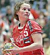 Yvonne Fillgert beim DHB-Pokal-Halbfinale gegen den 1. FC Nürnberg