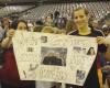 Fan-Unterstützung für die Ex-Miezen in Trier<br />Foto: chs