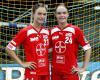 Sandra und Mandy Münch - Bayer Leverkusen<br />Foto: <a href="http://www.elfen-fotos.de" target="_blank">Ralf Kardes</a>