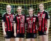 Johanna Heldmann, Ramona Ruthenbeck, Anna Seidel und Pia Adams<br />Foto: TSV Bayer Leverkusen
