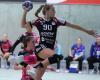 Bogna Sobiech - HSG Bensheim/Auerbach - MET-BEN BEN-MET<br />Foto: Andrea Müller, Flames Bogna Sobiech - HSG Bensheim/Auerbach - MET-BEN BEN-MET<br />Foto: Andrea Müller, Flames