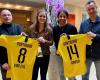 Andreas Bartels, Tessa van Zijl, Delaila Amega, Andre Fuhr - Borussia Dortmund<br />Foto: Borussia Dortmund