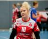 Simone Spur Petersen - HSG Bensheim/Auerbach BEN-BLO BLO-BEN<br />Foto: Andrea Müller, Flames Simone Spur Petersen - HSG Bensheim/Auerbach BEN-BLO BLO-BEN<br />Foto: Andrea Müller, Flames