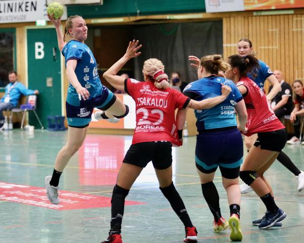 Johanna Heldmann und der Buxtehuder SV verteidigten den dritten Platz im Duell gegen den Thüringer HC